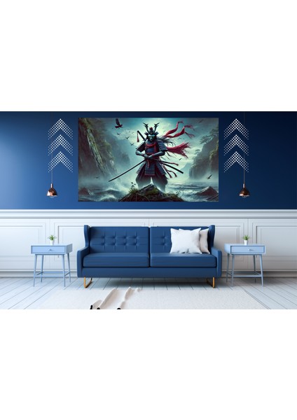 Ti-Play Efsane Döndü 60 x 90 cm Modern Samuray Pvc Çerçevesiz Tablo