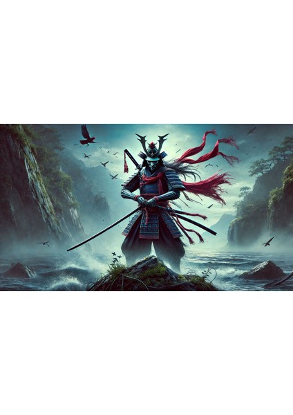 Ti-Play Efsane Döndü 60 x 90 cm Modern Samuray Pvc Çerçevesiz Tablo fiyatları