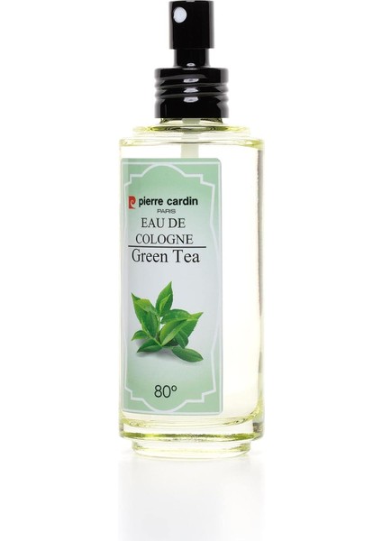 Kolonya Yeşil Çay Aromalı 100 ml - Cam Şişe 10 Adet