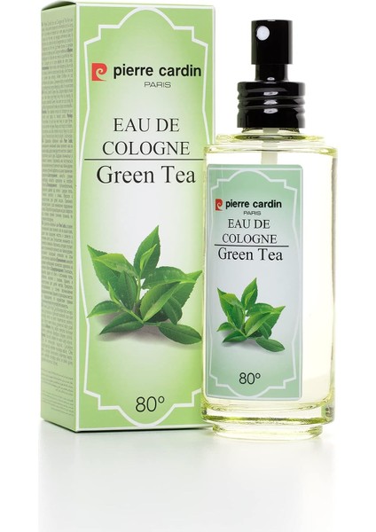 Kolonya Yeşil Çay Aromalı 100 ml - Cam Şişe 10 Adet