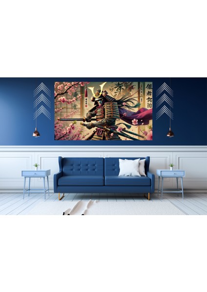 Ti-Play Lider Muhafız 60 x 90 cm Modern Samuray Pvc Çerçevesiz Tablo
