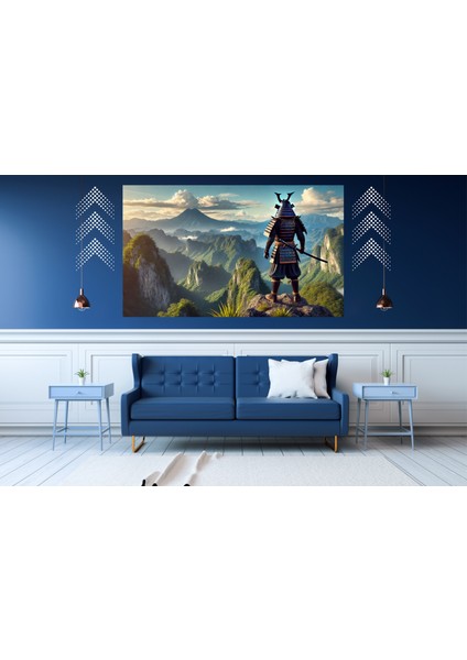 Ti-Play Manzaraya Bakış 60 x 90 cm Modern Samuray Pvc Çerçevesiz Tablo