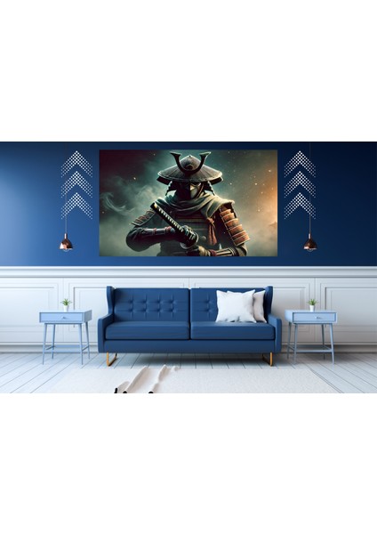 Ti-Play Sakinlik 60 x 90 cm Modern Samuray Pvc Çerçevesiz Tablo