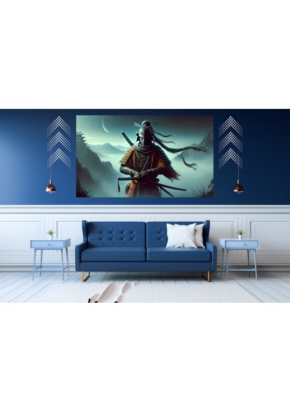 Ti-Play Puslu Vadi 60 x 90 cm Modern Samuray Pvc Çerçevesiz Tablo