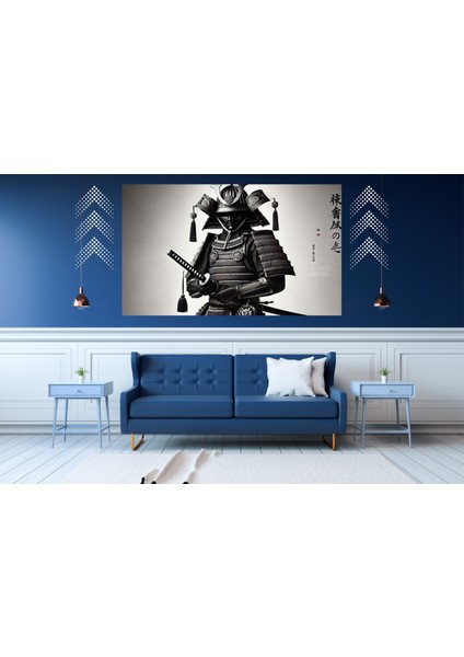 Ti-Play Son Bakış 60 x 90 cm Modern Samuray Pvc Çerçevesiz Tablo