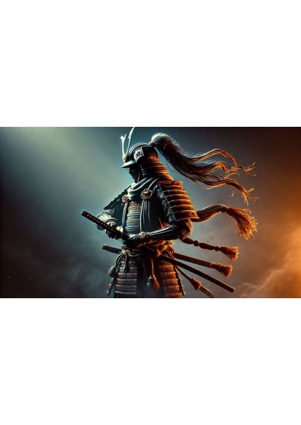 Ti-Play Gölge Shogun 60 x 90 cm Modern Samuray Pvc Çerçevesiz Tablo fiyatları