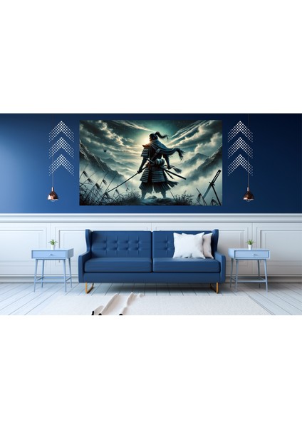 Ti-Play Göz Gözü Görmüyor 60 x 90 cm Modern Samuray Pvc Çerçevesiz Tablo