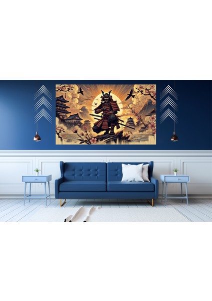 Ti-Play Uyanış 60 x 90 cm Modern Samuray Pvc Çerçevesiz Tablo