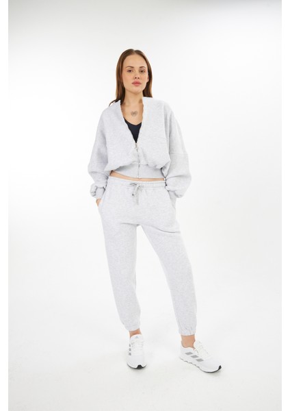 Kadın/ Lastikli Paça /nakışlı /3 Iplik Şardonlu /eşofman Altı/jogger