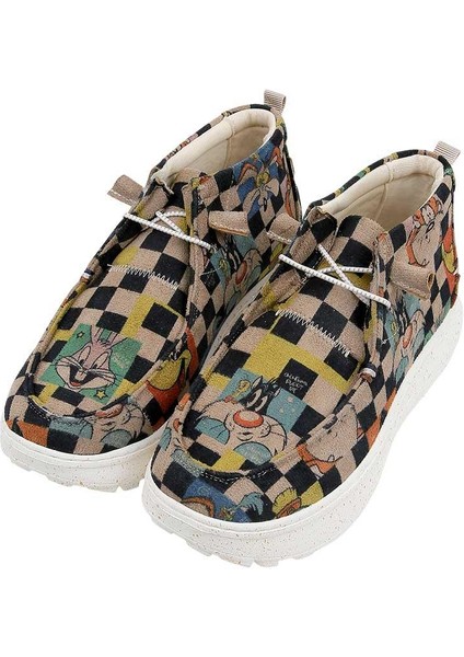 Kadın Vegan Deri Çok Renkli Bot - Despicable Tasarım