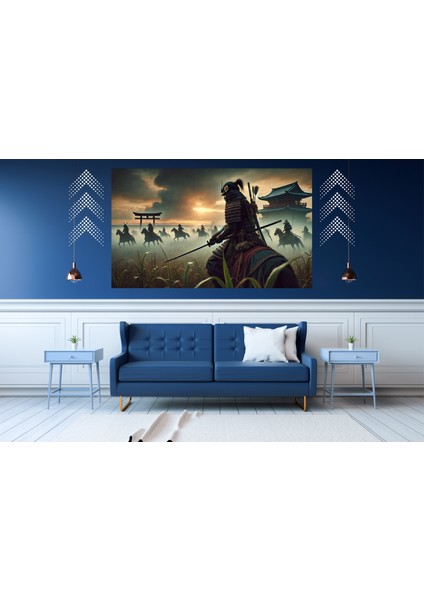 Ti-Play Sefer Vakti 60 x 90 cm Modern Samuray Pvc Çerçevesiz Tablo