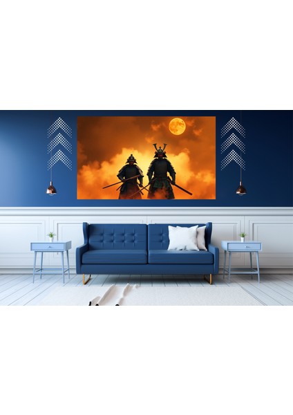 Ti-Play Gölgesizler 60 x 90 cm Modern Samuray Pvc Çerçevesiz Tablo