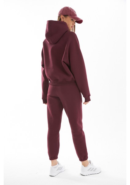 Kadın/ Lastikli Paça /nakışlı /3 Iplik Şardonlu /eşofman Altı/jogger