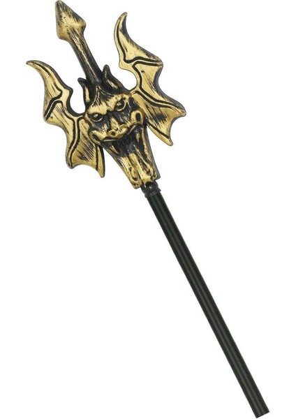 Halloween Çubuklu Eskitm Mızrak50Cm şeytanlı balta