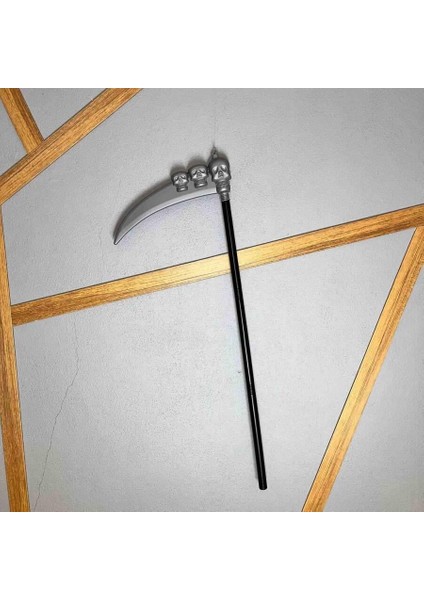 Halloween Cadılar BayramıGeçmeli Çubuklu Azrail Orağı 90 Kurukafa Sembollü fiyatları