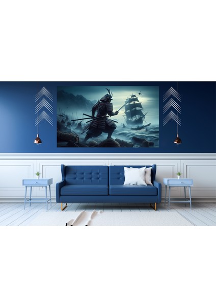 Ti-Play Son Nefes 60 x 90 cm Modern Samuray Pvc Çerçevesiz Tablo