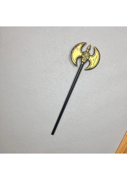 Halloween Çubuklu Çift Yönlü Eskitme Balta 55 cm