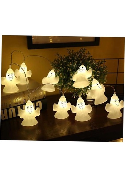 Halloween LED Işık Hayalet 8 cm 10'lu fırsatları