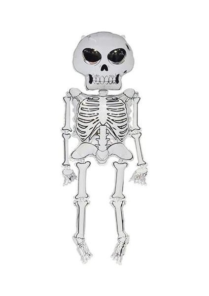 Folyo Balon Halloween Iskelet 158*86CM Cadılar Bayramı Isklet Şeklinde Folyo Balon 3D