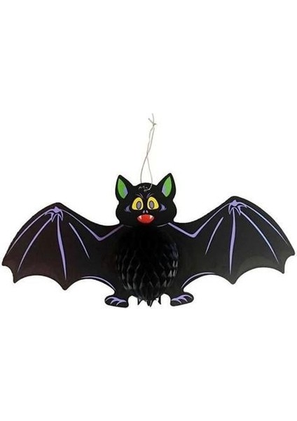 Halloween Cadılar Bayramı Yarasa Petek Asma Süs 60*28 fiyatları