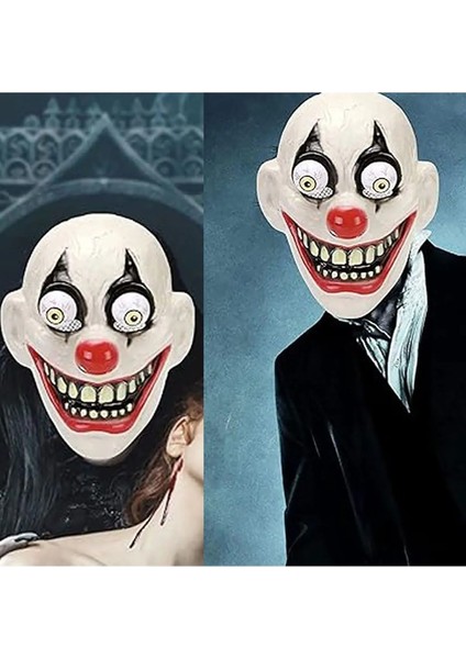 Halloween Maske Pörtlek Göz Palyaço Modeli