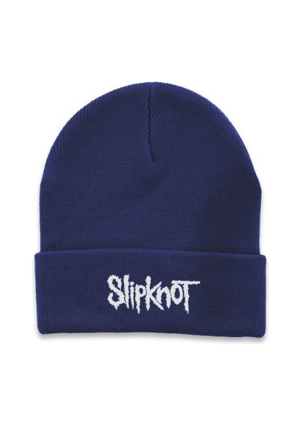 Slipknot Müzik Grubu Kadın Erkek Unisex Lacivert Bere Kep Şapka