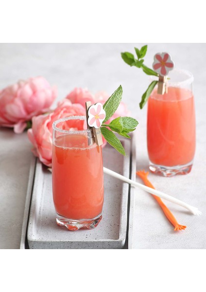 Adora Cam Meşrubat Bardağı 6'lı 390 ml (Limonata/Su Bardağı )