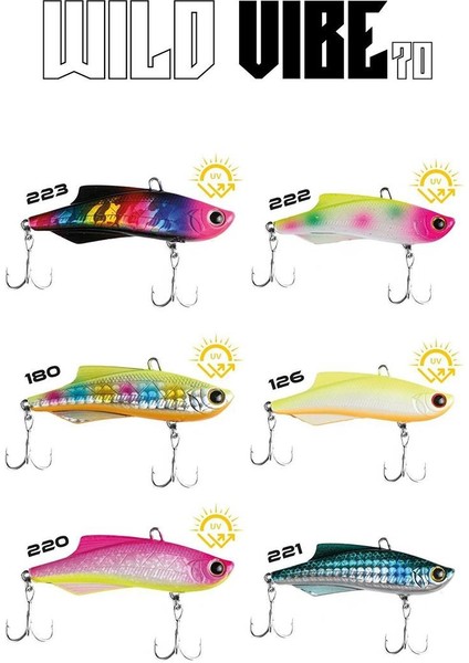 Wild Vibe 70MM 20GR Sinking Vibrasyon Suni Yem fiyatları