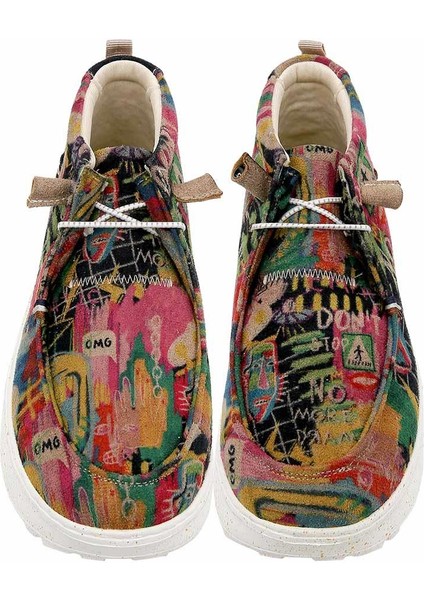 Kadın Vegan Deri Çok Renkli Bot - No More Drama Tasarım fiyatları