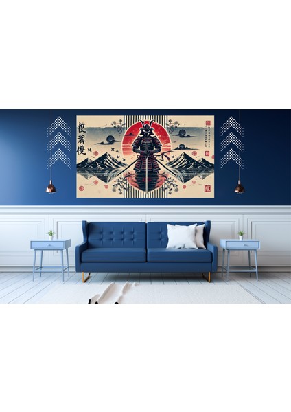 Ti-Play Benno 60 x 90 cm Modern Samuray Pvc Çerçevesiz Tablo