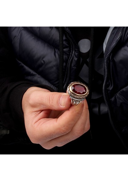 Zirkon Taşlı Model 925 Ayar Gümüş Erkek Yüzük modelleri