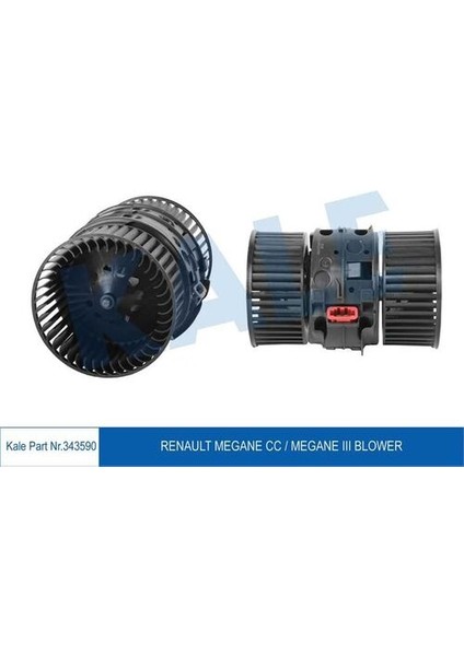 343590 Fan Kalorifer Motoru Megane Iıı 272100042R