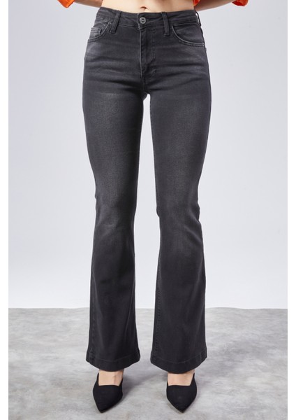 Cedy Denım Kadın 5 Cep Düşük Bel Ispanyol Paça Skinnyfit Esnek Jean Pantolon C619 fiyatları