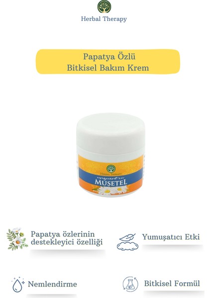 Papatya Özlü Nemlendirici Krem, 50 ml