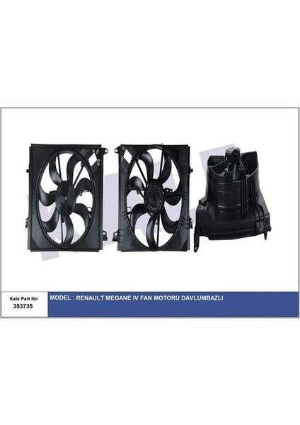 353735 Fan Motoru Davlumbazlı Megane Iv 15-Talisman 16-1.2 1.3 Tce 1.6 1.5 Dcı 214813939R
