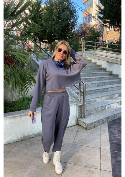 Oysho Kumaş Crop Eşofman Ikili Takım fiyatları