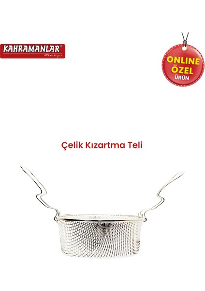 Cips Chef 22 cm Emaye Kızartma Tenceresi