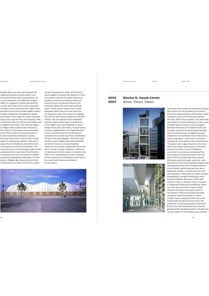 Shigeru Ban Architects: Swatch And Omega Campus - Philip Jodidio