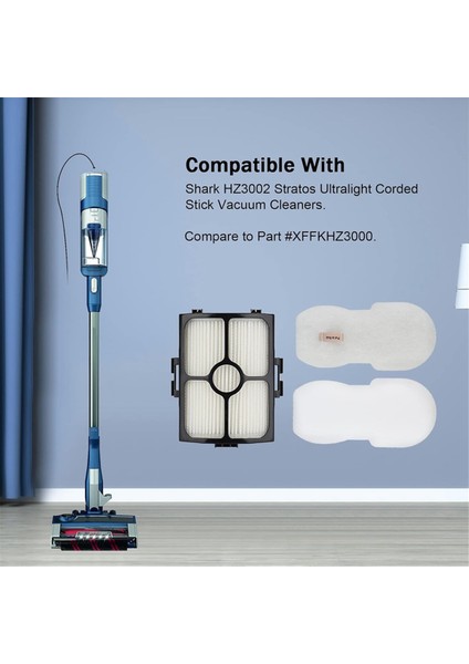 HZ3002 HZ3000 Stratos Ultralight Kablolu Çubuk Süpürge Hepa & Köpük ve Keçe Için Yedek Filtreler (Yurt Dışından) fiyatları