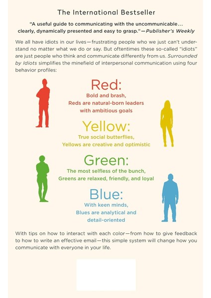 Surrounded By Idiots: The Four Types Of Human Behavior And How To Effectively Communicate With Each fiyatları