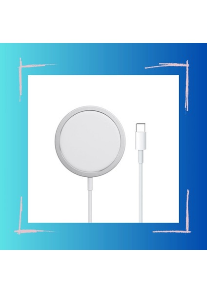 Force MV12 Magsafe 15W Hızlı Wireless Şarj Kablosu