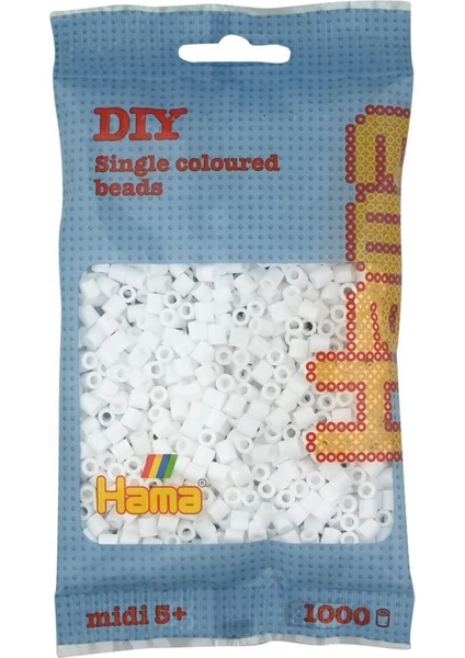 Hama Beads 1.000'lik Hama Midi Boncuk - Beyaz