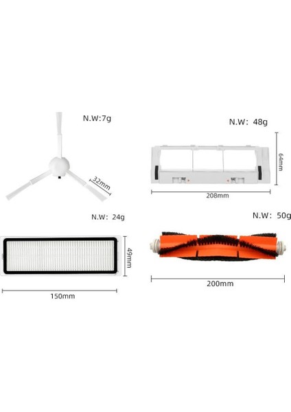 Filtre Paspas Bezi F9/1c/2c/1t Robotlu Süpürge Aksesuarları Yan Ana Fırça Yedek Parça Seti Ev Için (Yurt Dışından) indirimleri