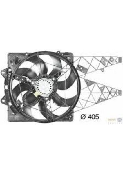 DER09100 Fan Motoru Doblo 1.3 Jtd 09 51821155