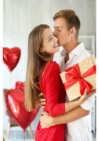 14 Şubat Sevgililer Günü Romantik Oda Mekan Süsleme Özel Gün Yıldönümü Gül Kalp Balon Süpriz Set modelleri