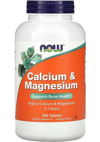 Calcium & Magnesium Kemik Sağlığı 250 Tablet