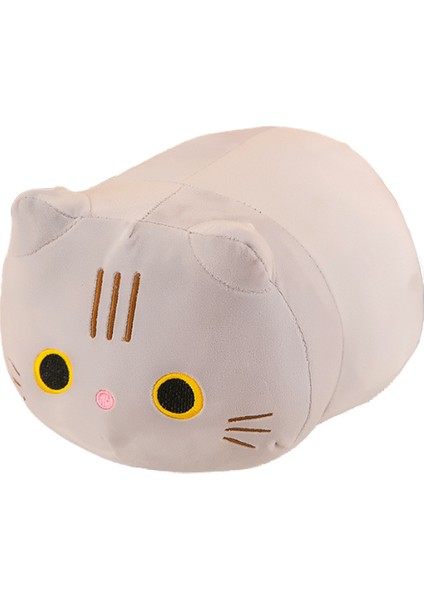 Kedi Peluş Oyuncak Sevimli Silindirik Yastık Yatak Yastık Yastık (Yurt Dışından)