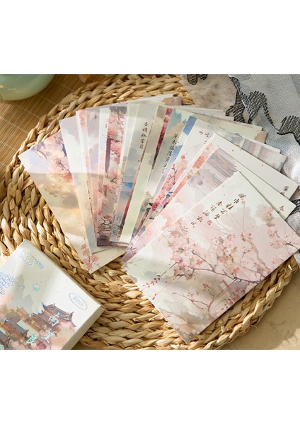 Puslu Ve Neon Giysiler Manzara Şiirleri Antik Stil Sıcak Damgalama Kartpostallar Duvar Çıkartmaları Dekoratif Tebrik Kartları (30 Fotoğraf) (Yurt Dışından) fiyatları