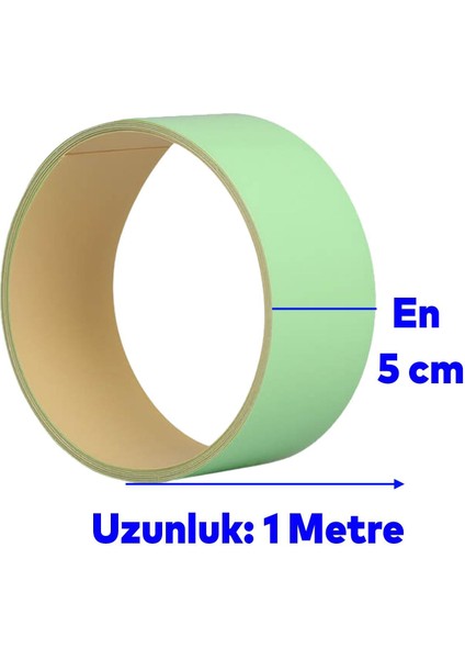 Gece Parlayan Fotolümen Yeşil Reflektörlü Fosforlu Oto Reflektif Düz Şerit Bant 5 cm 1 mt Ikaz Bandı fiyatları