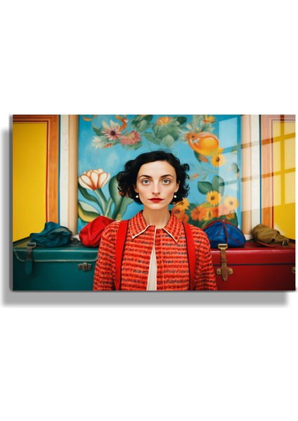 Popart Digital Sanatlar,3d Dekoratif Baskı Yatay Cam Tablo 51